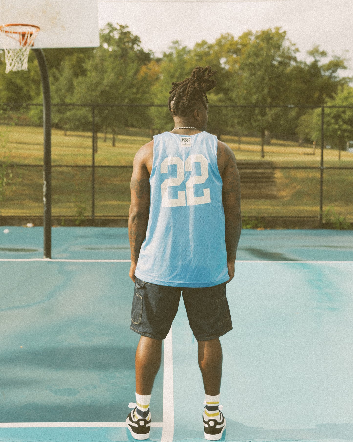 Reversible Practice Jersey - Carolina Blue and White