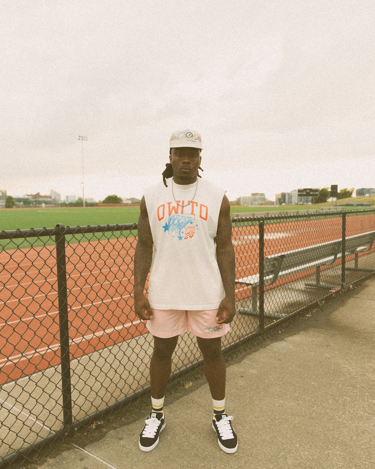 Summer Classic Cut Off Tee - Off White