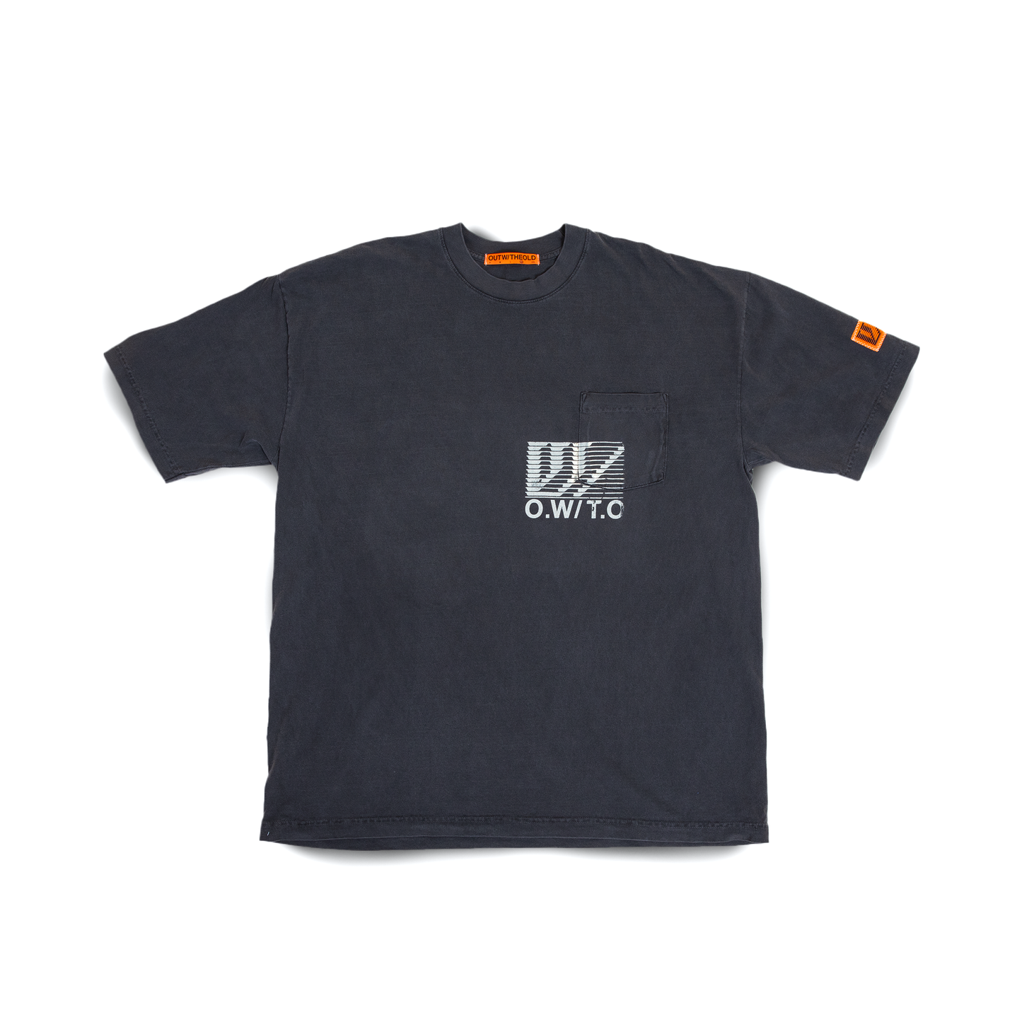 Stamped Pocket Tee - Vintage Black