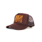 Flag Logo Trucker - Brown/Orange