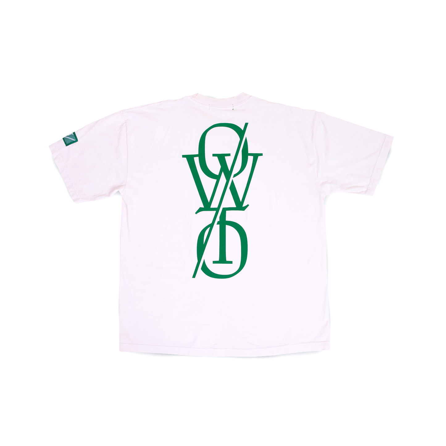 W Slash Tee - Light Pink