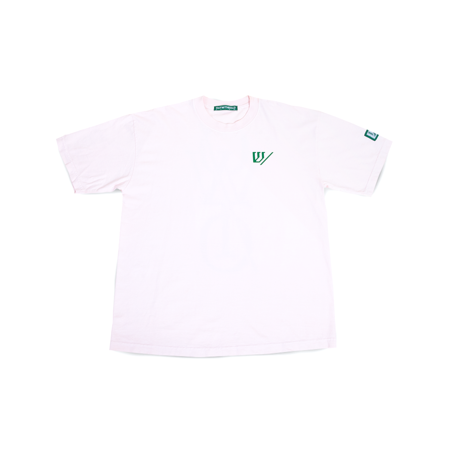 W Slash Tee - Light Pink