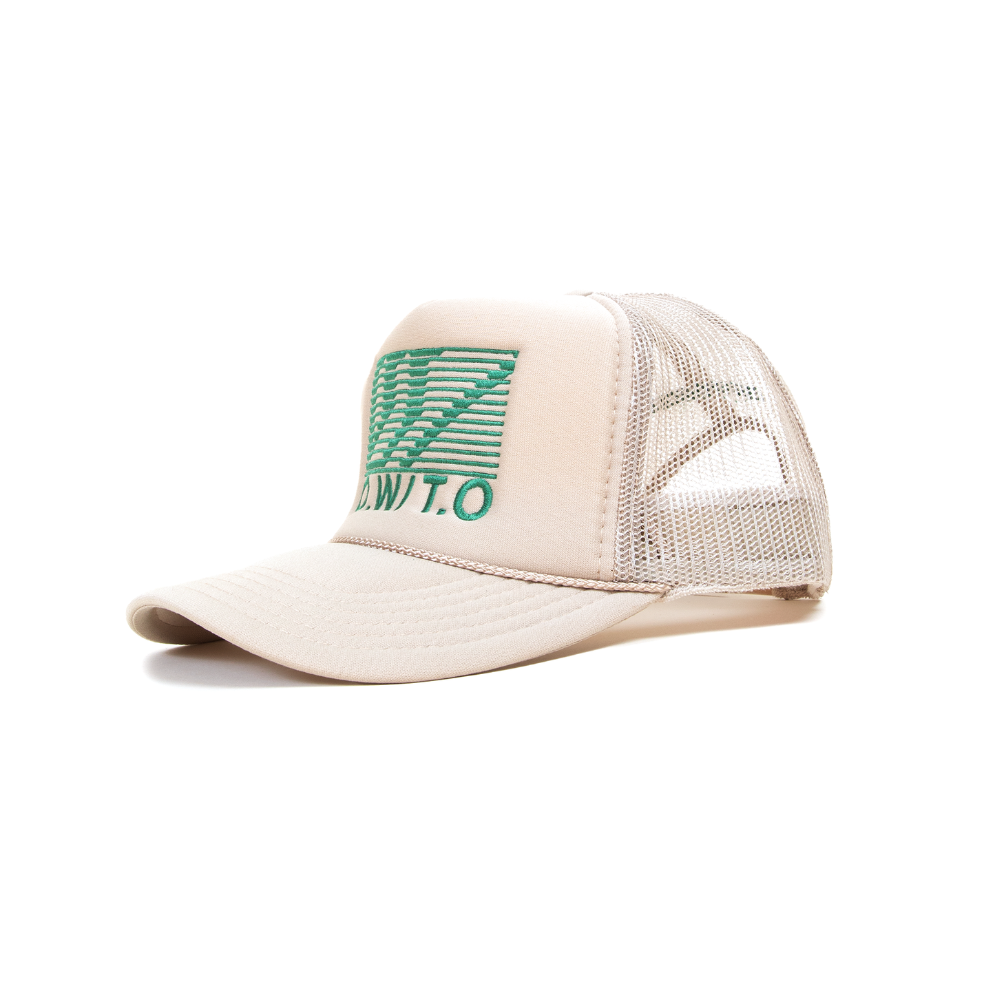 Flag Logo Trucker - Khaki/Green