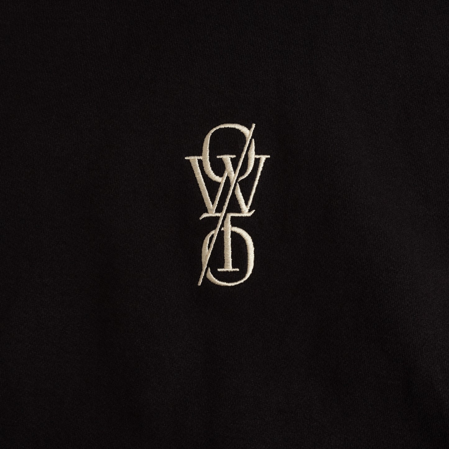 Monogram Hoodie - Black